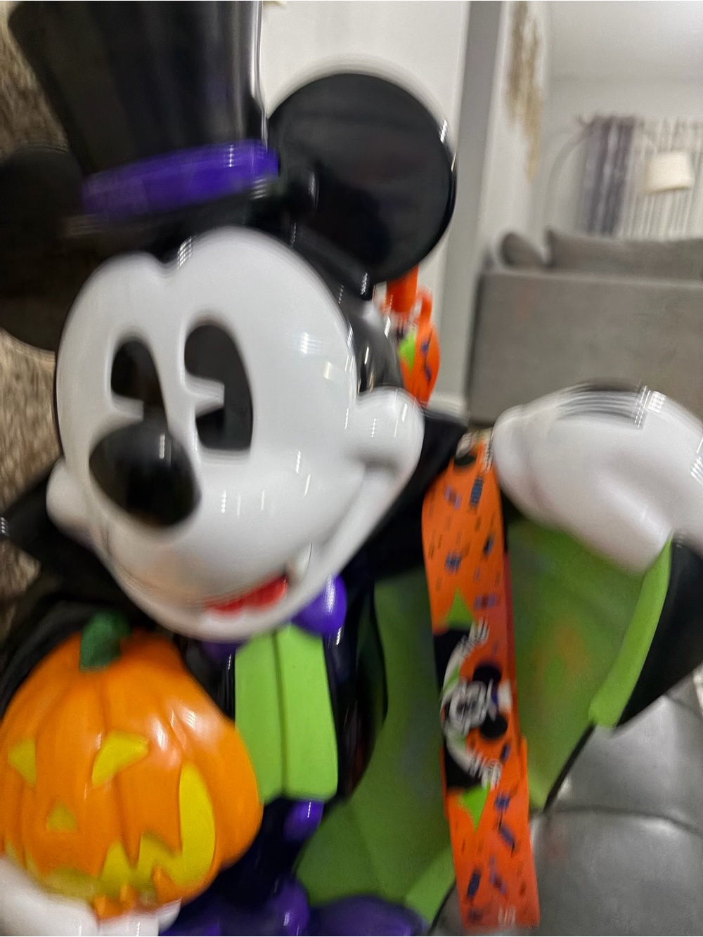 Disney Parks 2026 Halloween Vampire Mickey Mouse Pumpkin Popcorn Bucket New - Picture 3 of 8